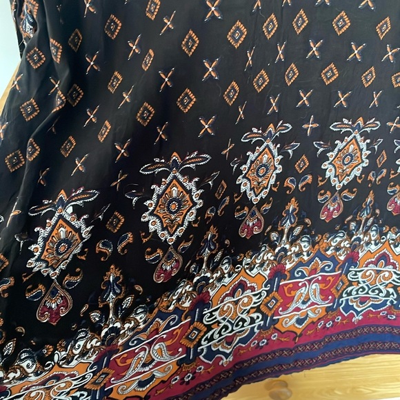 Boho Black/Multicolor Dress - Picture 2 of 4